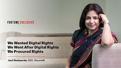 We wanted digital rights; we will deliver superior experience: Viacom18