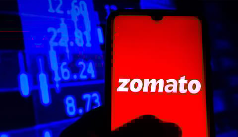 Zomato shares gain 3.7% to ₹118 on the BSE in early trade on Wednesday 