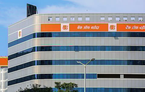 Bank of Baroda shares rallied 4.5% to hit an intraday high of ₹173.70 on the BSE
