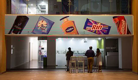 Shares of the company fell 1% today, reaching a low of ₹2,802.30