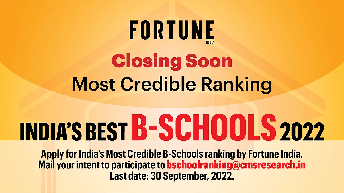 India’s Most Credible B-Schools ranking