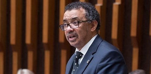 WHO chief Dr Tedros Adhanom Ghebreyesus