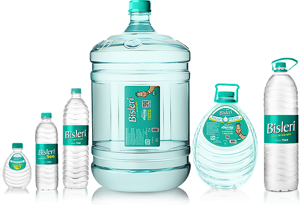 Bisleri is the market leader in India with a share of 60% in the bottled water segment.