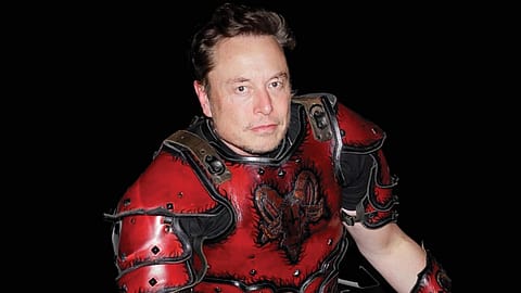 Tesla chief Elon Musk on Halloween on October 31