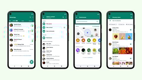 The feature lets you send info like shopping lists, notes, and reminders to yourself on WhatsApp.