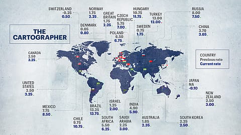 The only country to have cut its interest rate despite inflation at 80% is Turkey.