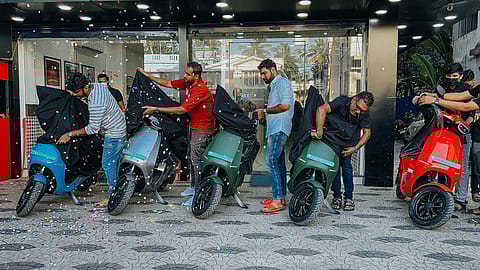The overall electric two-wheeler industry grew by almost 30% in October. 