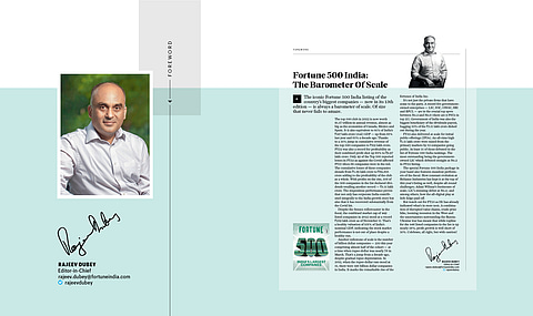 Fortune 500 India: The Barometer 
of Scale