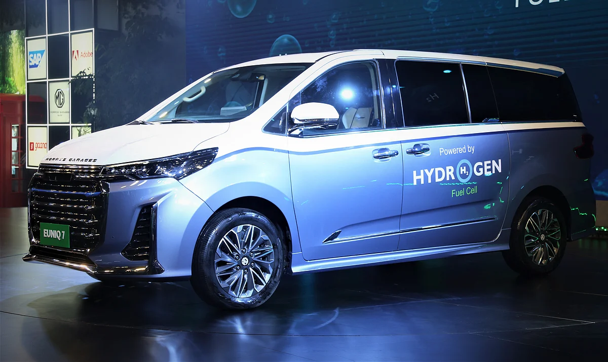 Morris Garages India showcased EUNIQ 7 at the Auto Expo 2023
