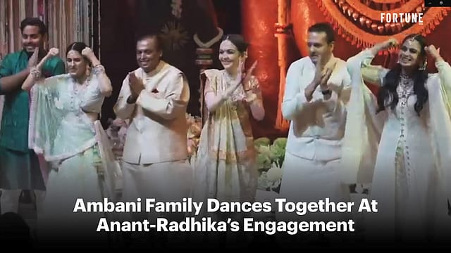 VIDEO: Anant-Radhika’s engagement ceremony lights up with special dance performance by Ambani family
