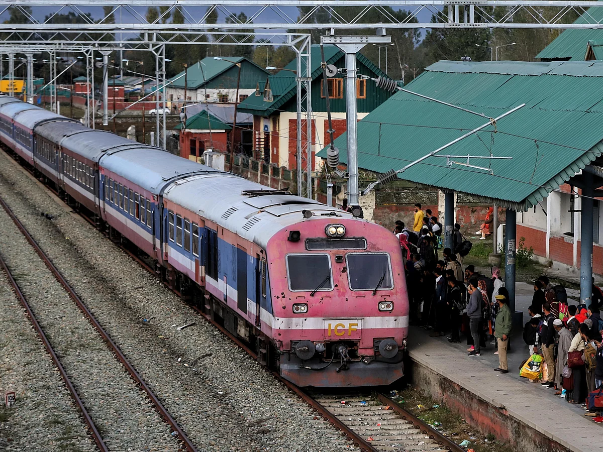 The railway stock opened higher at ₹564.80 against the previous closing price of ₹543.15 on the BSE.