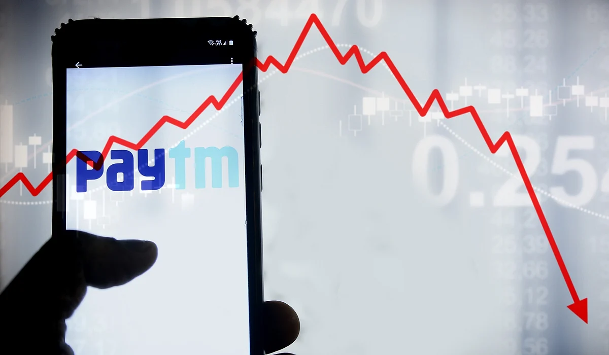 Shares of One 97 Communications, parent of Paytm, dropped 8.7% to hit a low of ₹408.30 on the BSE