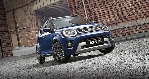 The Maruti Suzuki IGNIS comes in nine colours and is currently priced at ₹5.55 lakh onwards (Delhi, ex-showroom).