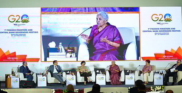 FMCBG G20 meet: UPI, CoWin, eKYC leading India’s economic transformation, says FM