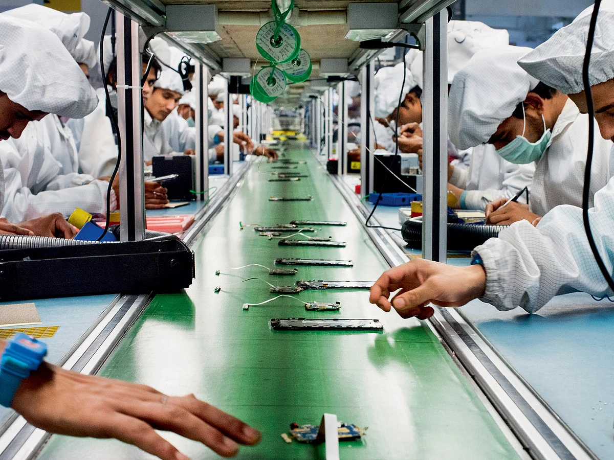 Manufacturing is stuck exactly where it was—17.3% of the GVA in both FY15 and FY24 (P)—still to rise to the promised 25% mark.