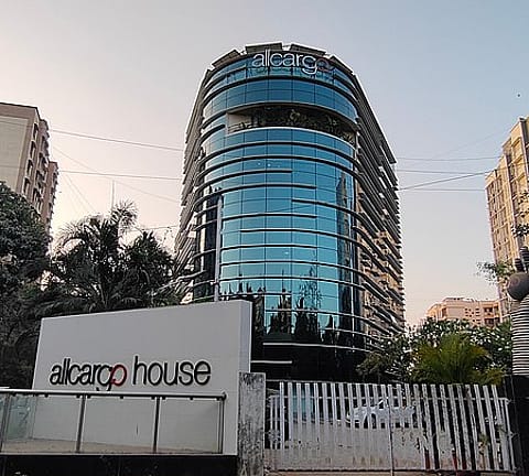 Allcargo shares ended 1.3% higher at ₹350.90 on the BSE on Tuesday