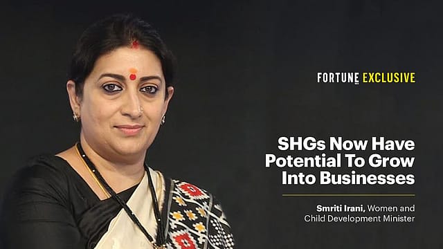 Industry needs to tap female entrepreneurial skills of self-help groups: Smriti Irani