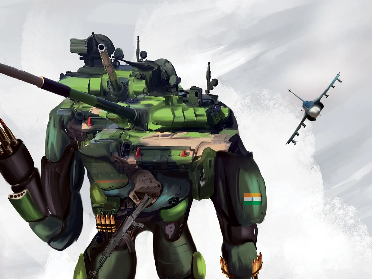 The Nifty Defence Index, which tracks the performance of defence stocks, was up 0.5% 