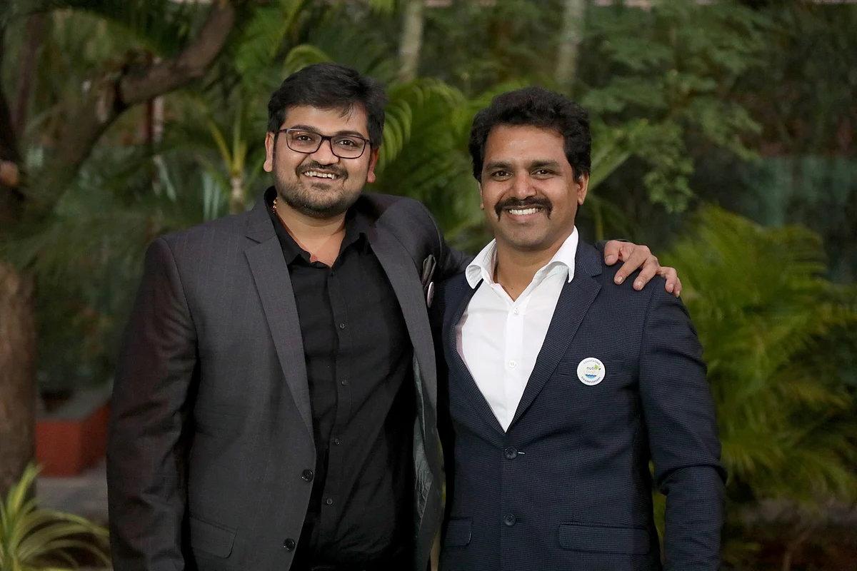 Mr. Sanket Mehta (CEO) & Mr. Ganesh Nikam (CFO), Nutrifresh Farm Tech India Pvt Ltd 