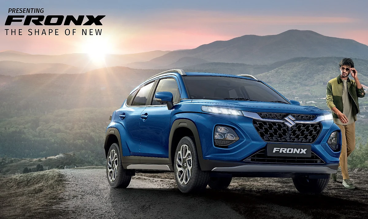 FRONX was unveiled along with Maruti's Mahindra Thar rival Jimny in January 2023 at Auto Expo 2023.