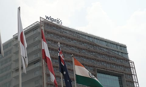 Wipro shares fall 9.5% to ₹503 on the BSE