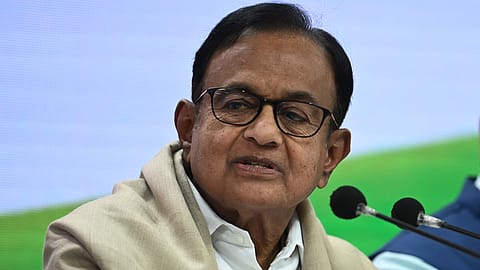 Former finance minister P Chidambaram