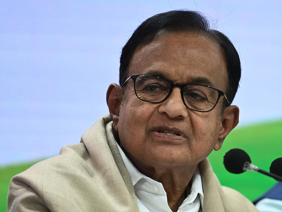 Former finance minister P Chidambaram