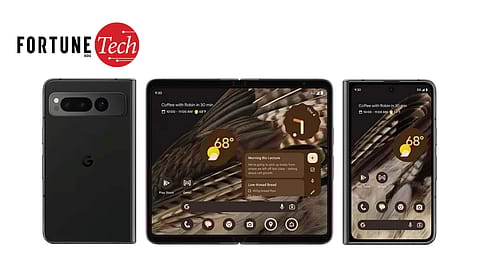 The Pixel Fold is more compact while being extra thin when the 7.6-inch screen is unfolded. 