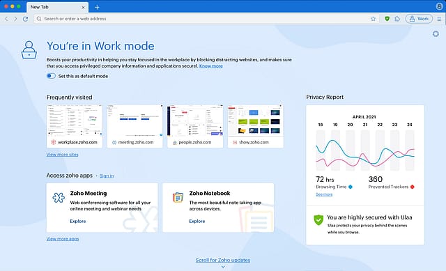 Zoho launches Chrome rival ‘Ulaa’ with ‘military’ grade privacy features