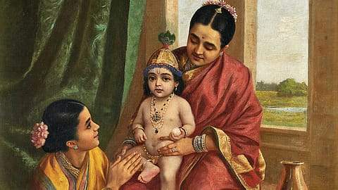 Yashoda Krishna by Raja Ravi Varma.