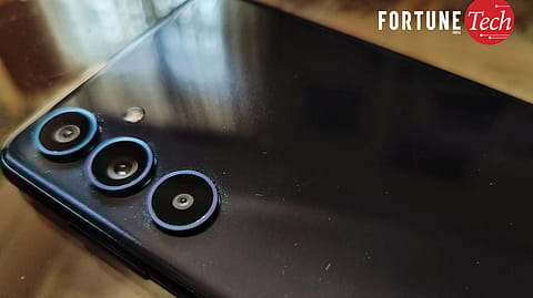 The F54 is value for money and a good option for those who don't want to carry the most expensive phone around at all times.