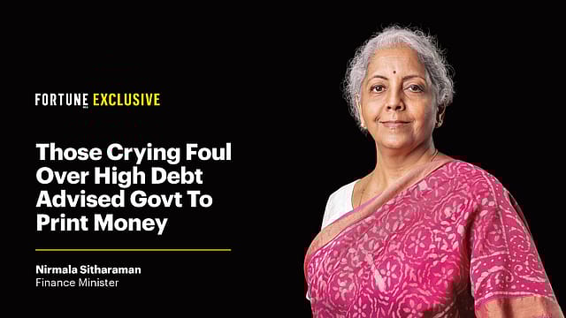 Printing money during the pandemic would have made India the most indebted nation: FM Sitharaman