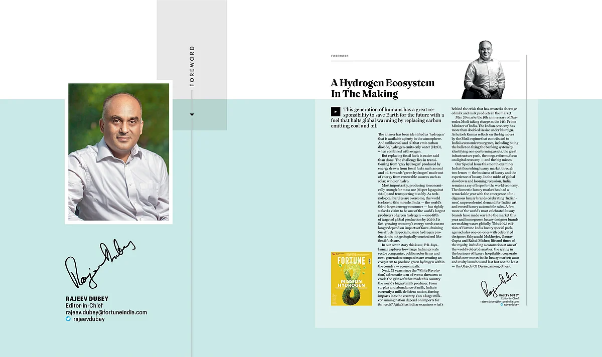 Rajeev Dubey, Editor In Chief, Fortune India