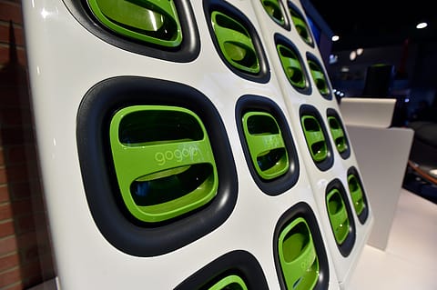 Gogoro provides 6-second swap and Go battery swapping for electric two-wheelers as part of its product offerings.