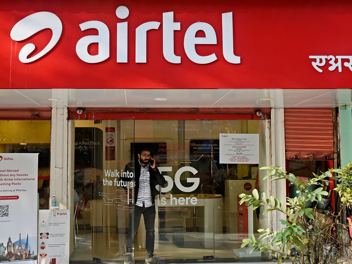Bharti Airtel's revenue rose 19% year-on-year to ₹45,129 crore.