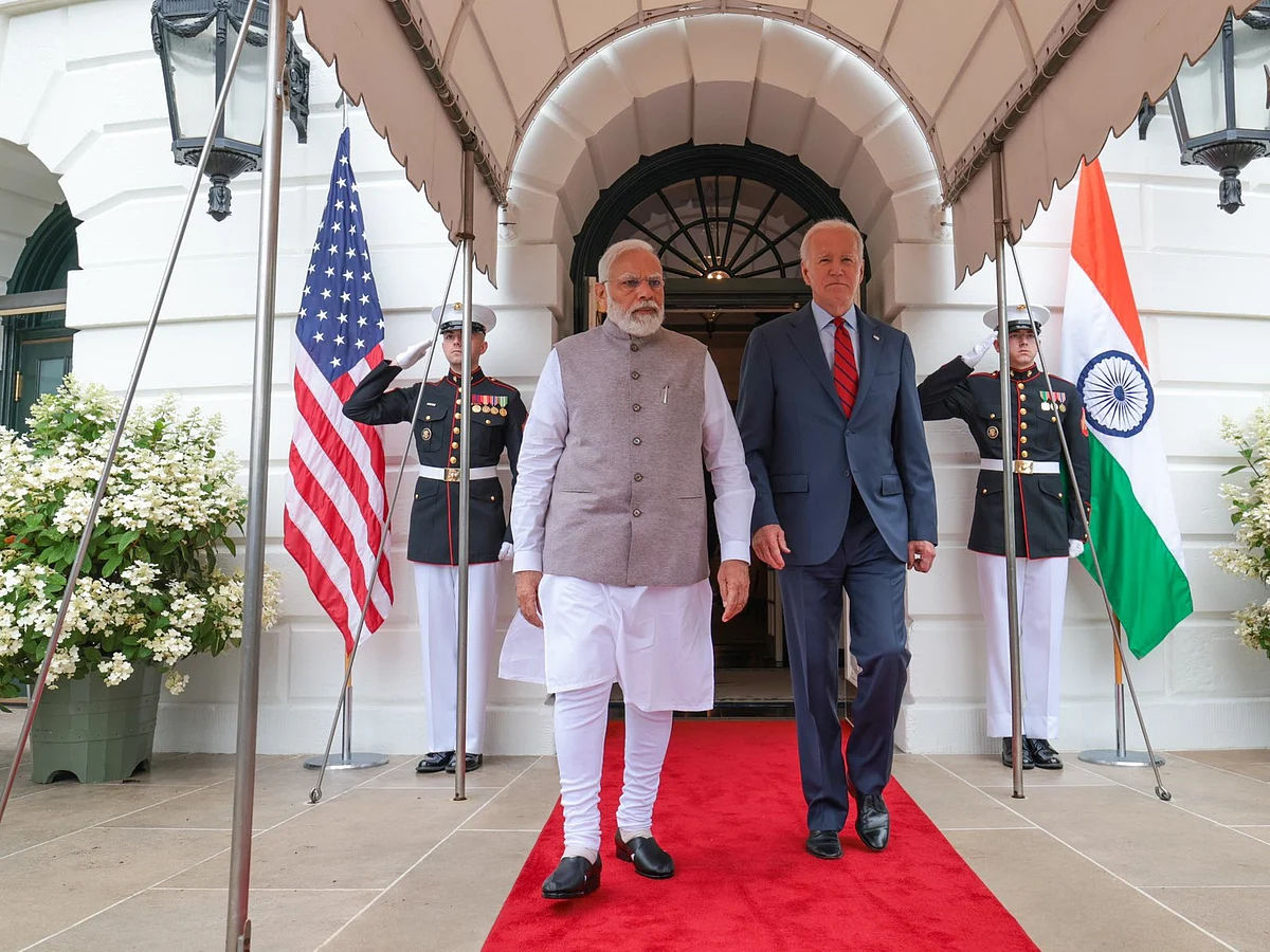 Prime Minister Narendra Modi (left) and US President Joe Biden
