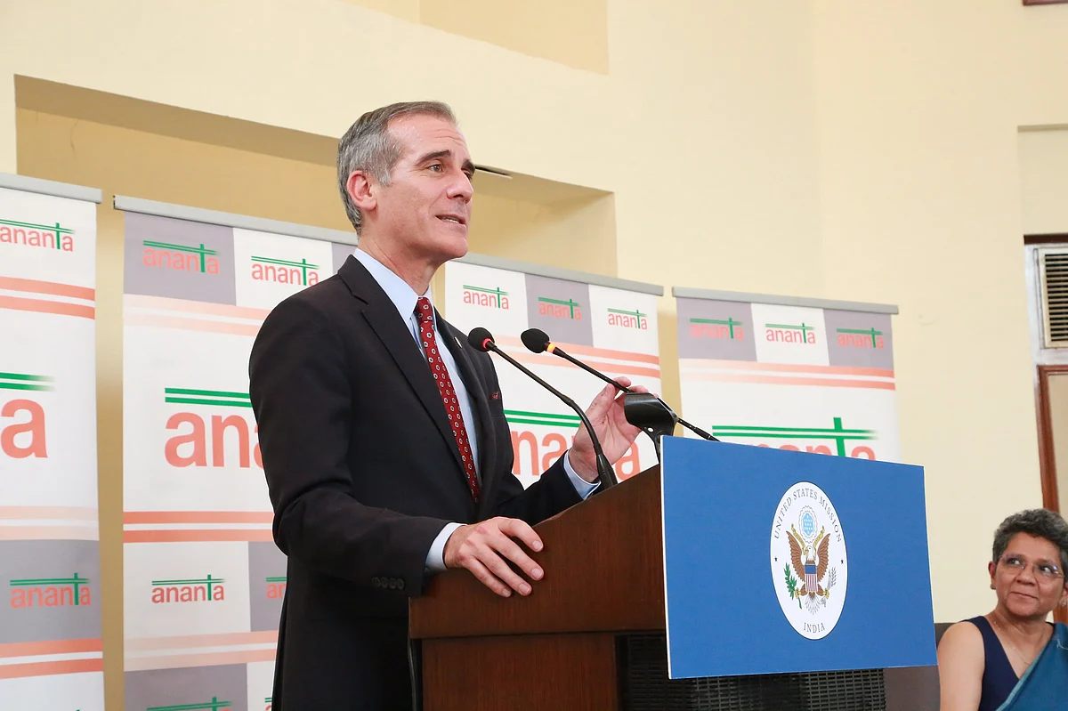 Eric Garcetti, the U.S. Ambassador to India