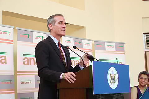 Eric Garcetti, the U.S. Ambassador to India