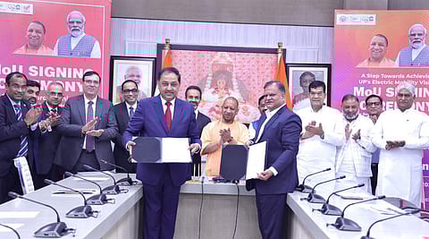 This is the first manufacturing plant by the Hinduja Group-led commercial vehicle manufacturer in the state.