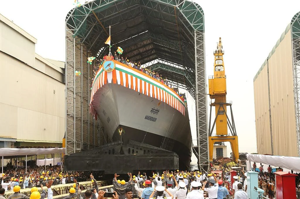 Mazagon Dock Shipbuilders launched P17A, Mahendragiri on September 1, 2023