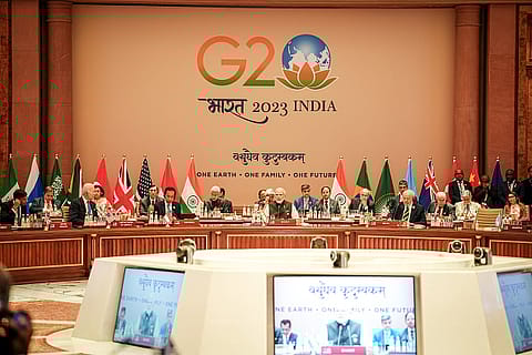 The leaders highlight the “human suffering and negative added impacts” of the war in Ukraine with regard to global food and energy security, supply chains, macro-financial stability, inflation, and growth.