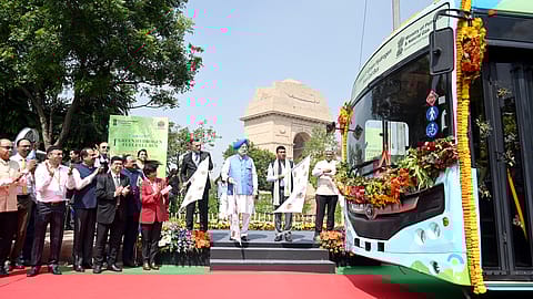 Two hydrogen buses were flagged-off by Hardeep Singh Puri, Union Minister for Petroleum & Natural Gas