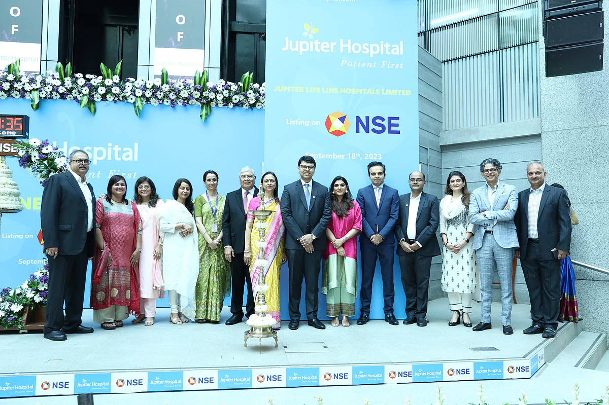 Jupiter Life Line Hospitals shares listed on the NSE and BSE today