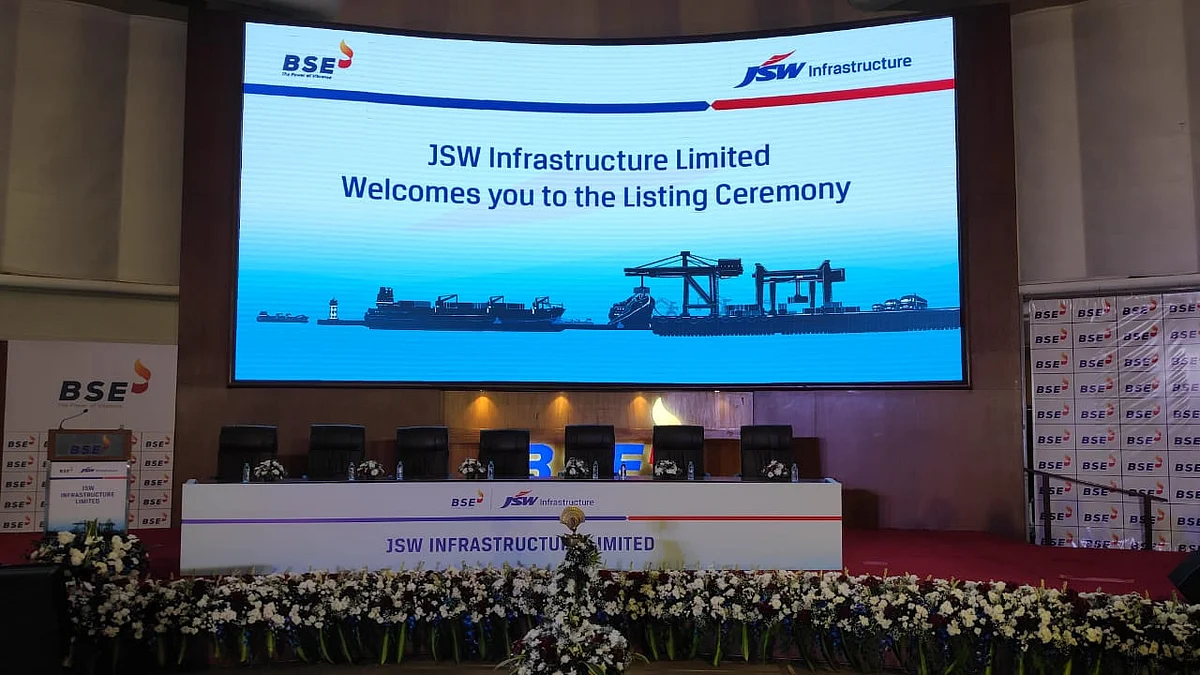 JSW Infrastructure were listed on the stock exchange on October 3, 2023
