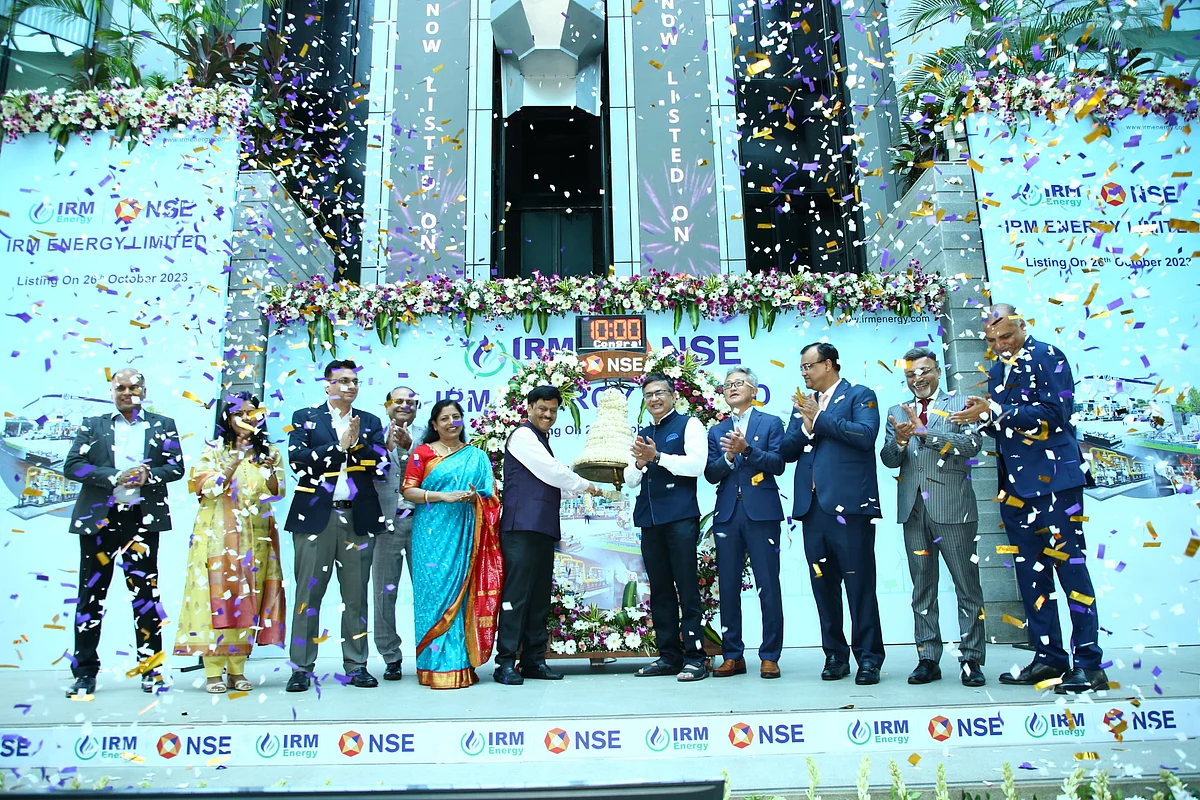 IRM Energy shares listed on the BSE and NSE today. 