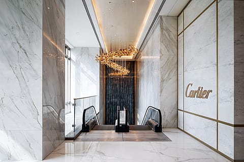 The plaza will house big names like Balenciaga, the Giorgio Armani Café, Pottery Barn Kids, among others.