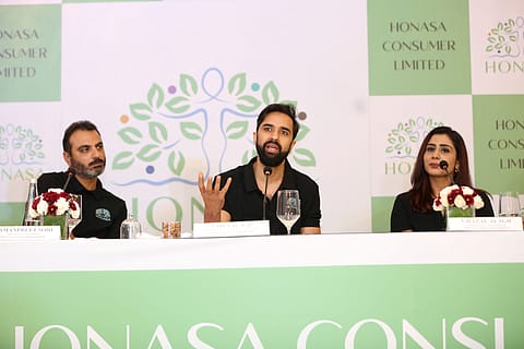 Left to Right: Ramanpreet Sohi, CFO, Honasa Consumer, Varun Alagh, Chairman & CEO, Ghazal Alagh, CIO