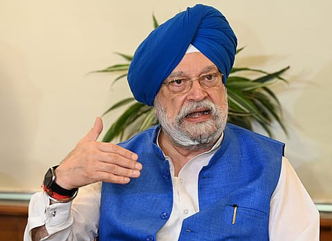 Union oil minister Hardeep Singh Puri