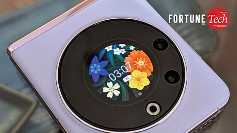 The company that has brought a flippable phone to the mid-range segment is Shenzhen-based Tecno Mobiles