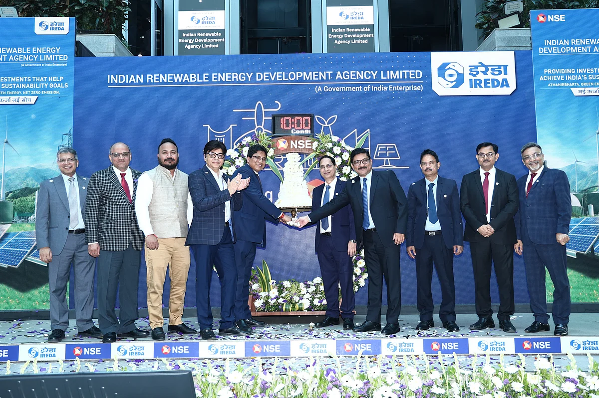 Indian Renewable Energy Development Agency Limited (IREDA) was listed on stock exchanges on November 29
